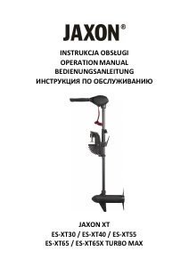 Handleiding Jaxon ES-XT65X Buitenboordmotor