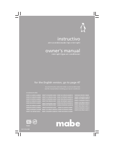 Manual Mabe MMI24CDBWCA6MC8 Air Conditioner