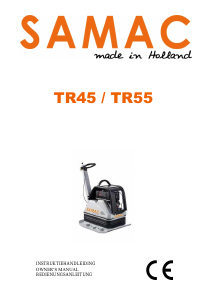 Manual Samac TR55 Plate Compactor