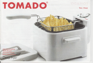 Handleiding Tomado TM-1944 Friteuse