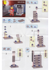 Bedienungsanleitung SY Bricks set SY213A Heroes Assemble Iron man