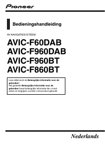 Handleiding Pioneer AVIC-F60DAB Navigatiesysteem