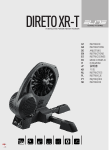 Manual Elite Direto XR-T Rolo de bicicleta