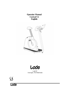 Manual Lode Corival V2 Exercise Bike