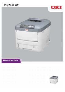 Handleiding OKI Pro7411WT Printer