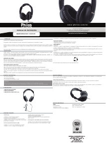 Manual Philco PH01R Auscultador