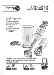 Instrukcja Switch On HB-B101 Blender ręczny
