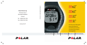 Handleiding Polar M31 Sporthorloge