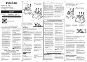 Mode d’emploi Proctor Silex 34320 Buffet chauffant