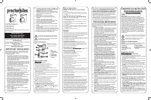 Mode d’emploi Proctor Silex 48524PS Cafetière