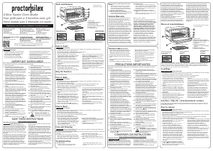 Handleiding Proctor Silex 31122PS Oven