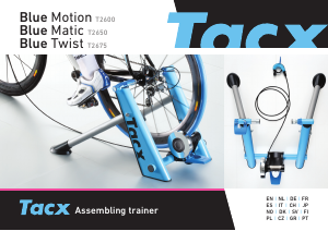 Manual Tacx T2600 Blue Motion Rolo de bicicleta