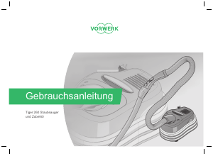 Bedienungsanleitung Vorwerk Tiger 260 Staubsauger