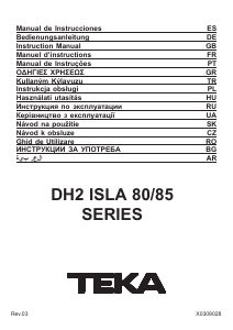 Manuál Teka DH2 1285 Odsavač par