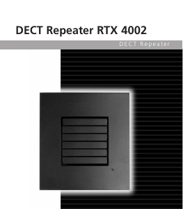 Bedienungsanleitung Swissvoice RTX 4002 DECT Repeater