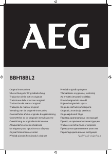 Priročnik AEG BBH 18 BL20 Rotacijsko kladivo