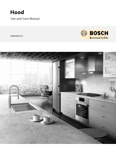 Manual de uso Bosch HIB82651UC Campana extractora