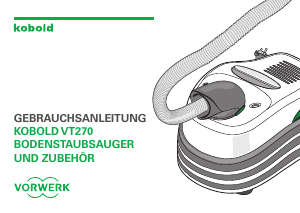 Bedienungsanleitung Vorwerk VT270 Staubsauger