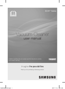 Manual Samsung SC45W0 Vacuum Cleaner