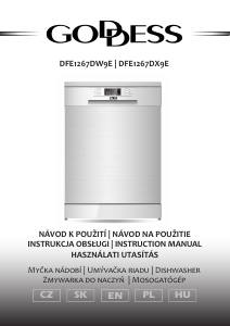 Manual Goddess DFE 1267 DW9E Dishwasher