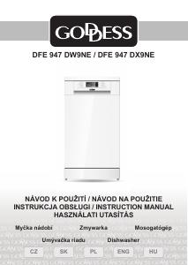 Manual Goddess DFE 947 DW9NE Dishwasher