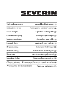 Manuale Severin AH 7908 Aspirapolvere a mano