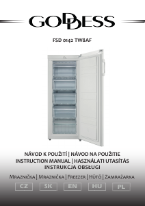 Návod Goddess FSD0142TW8AF Mraznička