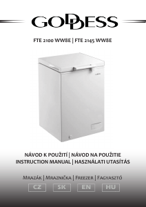 Návod Goddess FTE2145WW8E Mraznička