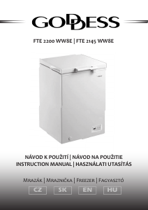 Návod Goddess FTE2200WW8E Mraznička