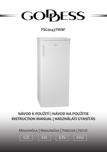 Manual Goddess FSC0143TW8F Freezer