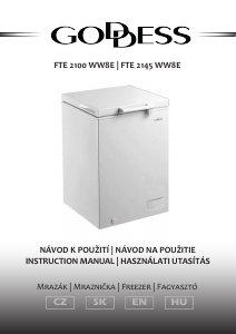 Manual Goddess FTE2100WW8E Freezer