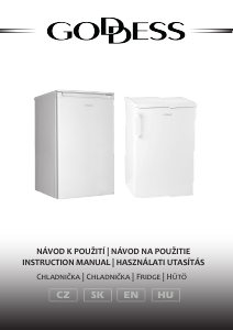 Manual Goddess RSC085GW8SF Refrigerator