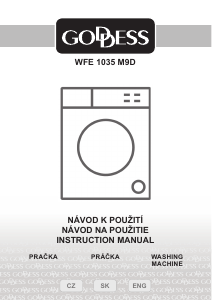Handleiding Goddess WFE 1035M9D Wasmachine