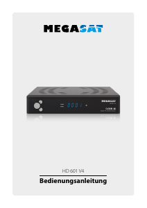 Manual Megasat HD 601 V4 Digital Receiver