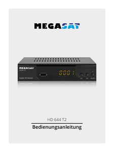 Manual Megasat HD 644 T2 Digital Receiver