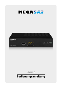 Manual Megasat HD 200 C Digital Receiver