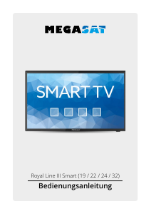Handleiding Megasat Royal Line III 22 Smart LED televisie