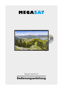 Handleiding Megasat Royal Line III 32 LED televisie