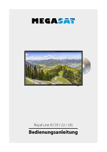 Handleiding Megasat Royal Line III 22 LED televisie