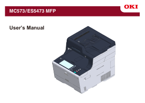Manual OKI MC573dn Multifunctional Printer