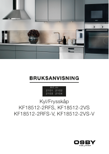 Bruksanvisning Osby KF18512-2VS Kyl-frys