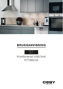 Bruksanvisning Osby KTT86V42 Kombinerad tvätt-tork