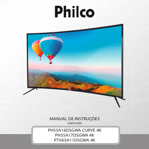Manual Philco PH55A16DSGWA Televisor LED