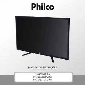 Manual Philco PH39N91DSGWA Televisor LED