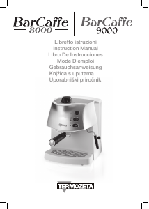 Manual de uso Termozeta BarCaffe 9000 Máquina de café espresso
