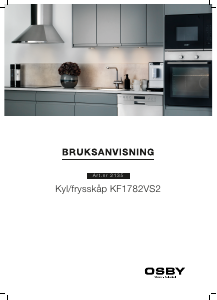 Bruksanvisning Osby KF1782VS2 Kyl-frys