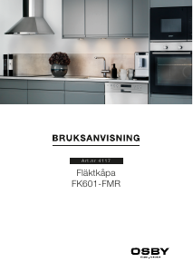 Bruksanvisning Osby FK601-FMR Köksfläkt