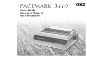 Manual OKI Pacemark 3410 Printer