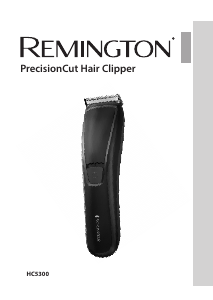 Manual Remington HC5300 Precision Cut Hair Clipper