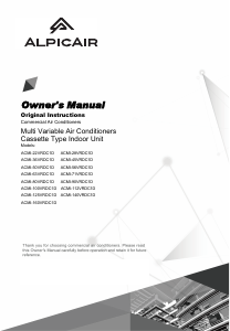 Manual AlpicAir ACMI-56VRDC1D Air Conditioner